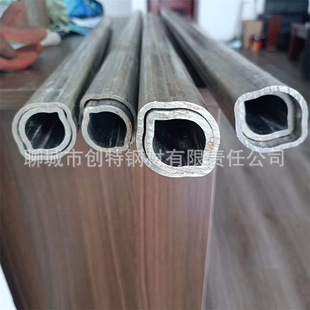 猫面钢管 Q355B传动轴用柠檬钢管16Mn冷拔异型钢管三角套管误差小