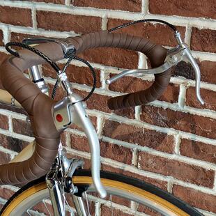 台湾公路车复古闸把复古钢架跑车闸把全铝刹车把老式手柄公路刹把