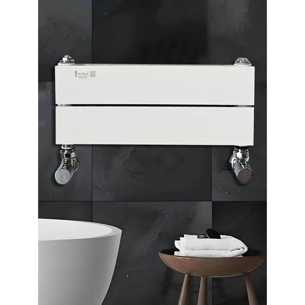 小背篓暖气片卫生间家用铜铝复合暖气散热器壁挂式水暖散热片横式