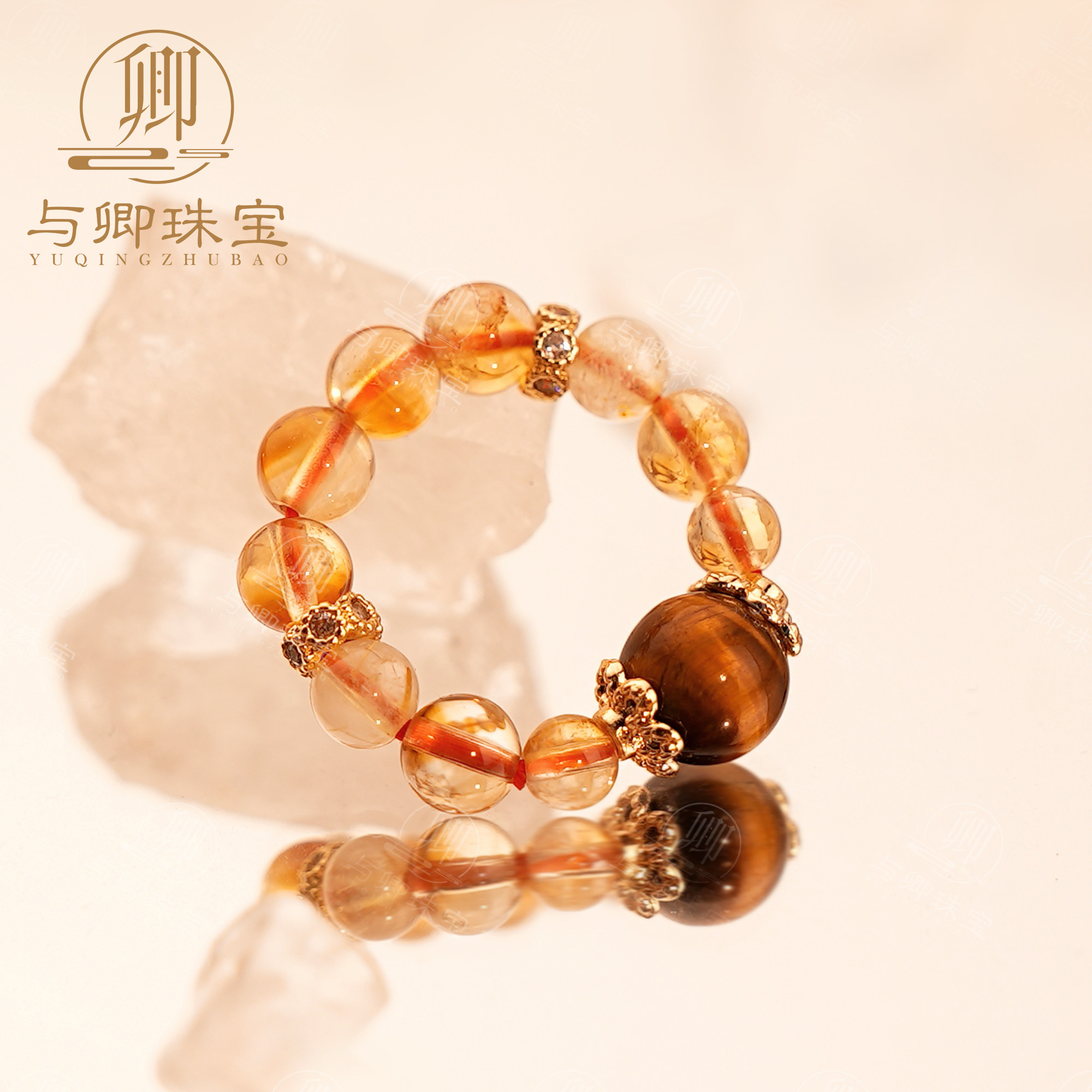 【聚宝盆宝宝】与卿珠宝亲研定制黄水晶戒指招财转运虎眼石戒指,饰品/流行首饰/时尚饰品新,手链,淘宝优惠券,粉丝福利购,淘宝优惠卷