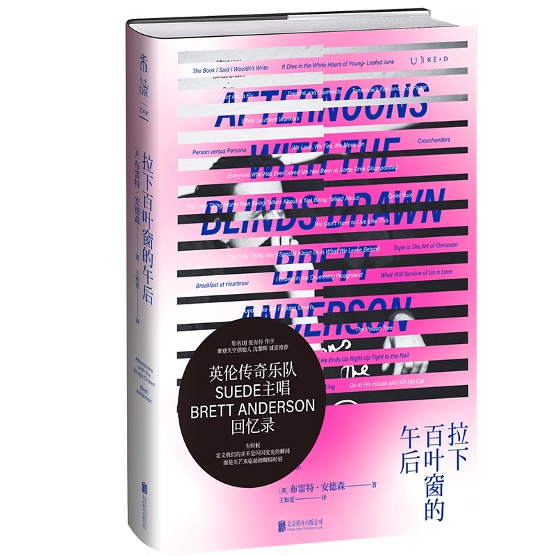 拉下百叶窗的午后 山羊皮主唱布雷特·安德森回忆录DJ 张有待作序摩登天空创始人沈黎晖推荐入选豆瓣2021年度艺术·设计榜单未读