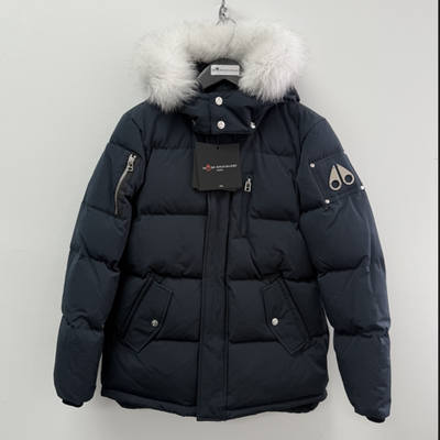 Moose Knuckles Unisex 大童 3Q Navy 藏蓝色 XL