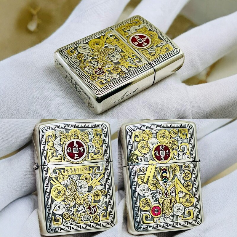 正品Zippo芝宝防风煤油打火机