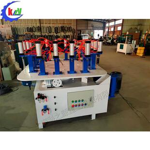 八工位四轴转盘镂铣机多用途变频可调转盘铣实木家具用挖底设备