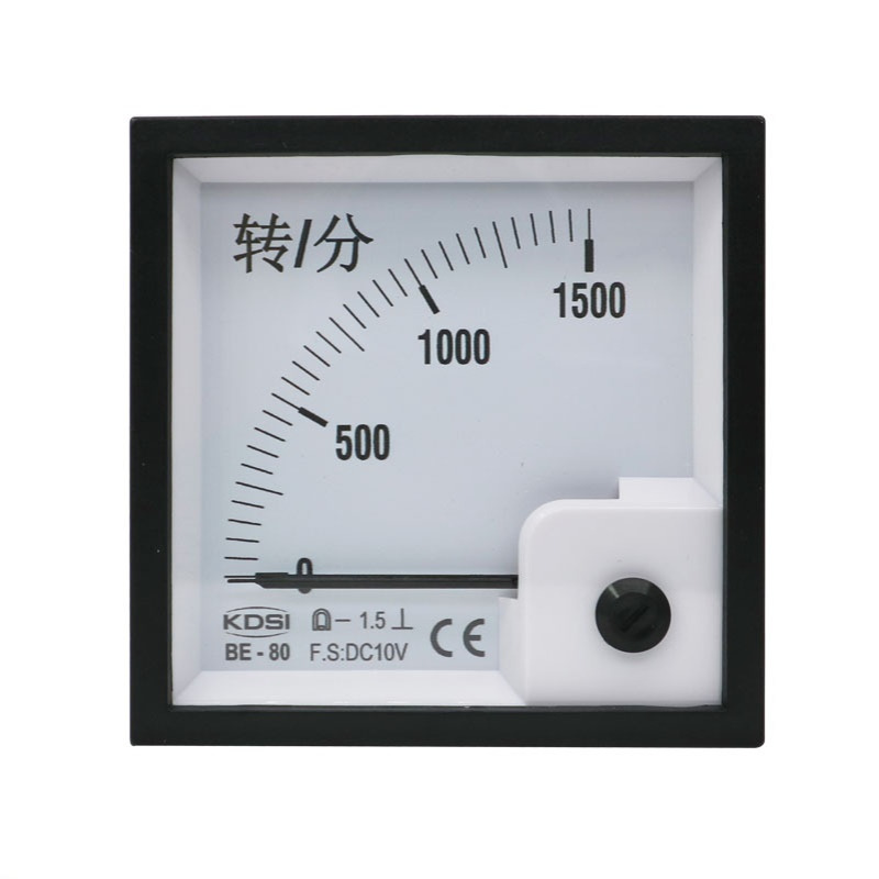 KDSI指针式直流电压表BE-80 DC10V 1500转/分 输入电压0-10V