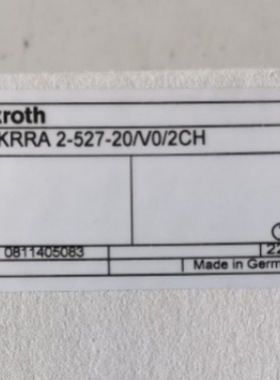 REXROTH 0811405083  VT-KRRA 2-527-20/V0/2CH