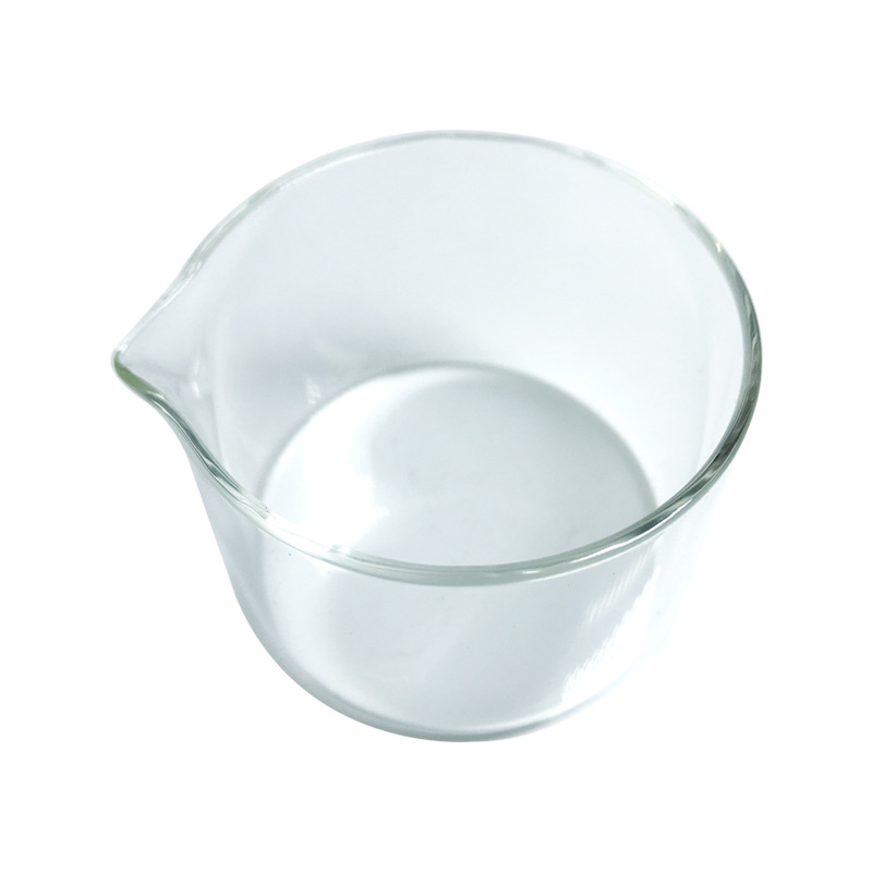 结晶皿蒸发皿高硼硅玻璃培养平底圆皿具嘴厚壁化学实验室器皿
