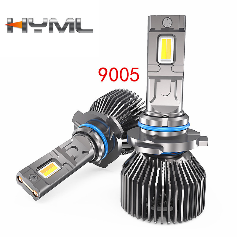 汽车LED大灯H4、H7 双铜管L9智能款 大功率车灯升级 高亮 9005