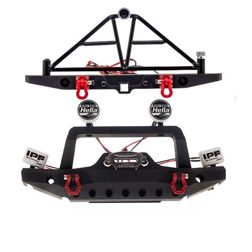 1/10攀爬车金属保险杠 TRX4 SCX-10 90046 防撞杆 骑士前后杠