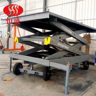 移动装猪升降机液压升降装猪台猪场中转卸猪台小型卸猪台卸猪平台