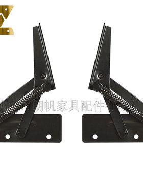 沙发销售LFB017托板铰家具五金角度头枕橱柜厂家铰调节黑色多功能