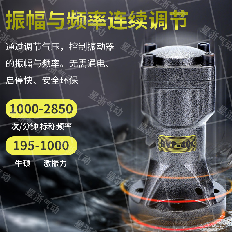 气动敲击锤BVP-30C/40C/60C下料仓空气锤工业活塞式往复式振动器