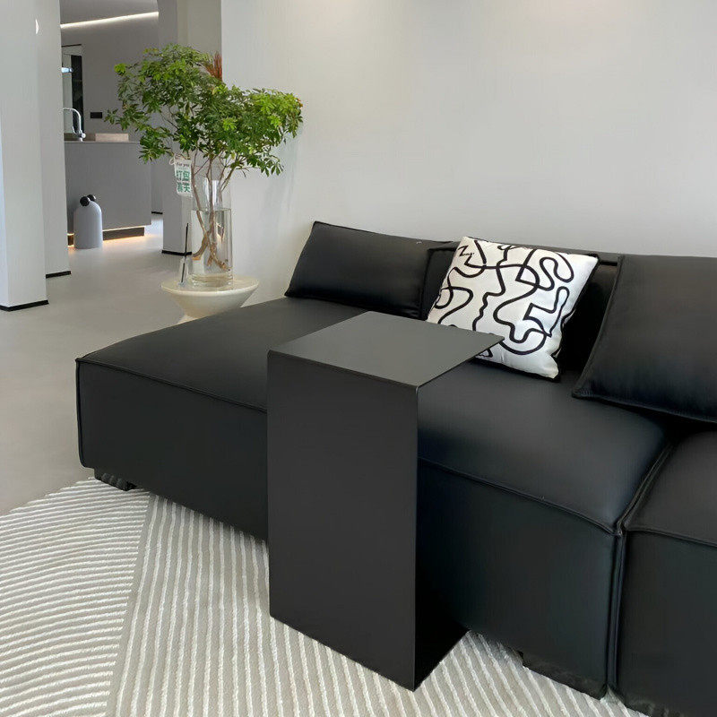 dpp现代极简沙发边几轻奢高级感客厅黑色小户型茶几设计师现做小