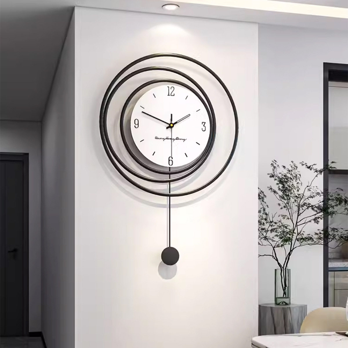 2023新款客厅挂钟简约现代大气家用创意钟表网红时钟挂墙餐厅装饰,模玩/动漫/周边/娃圈三坑/桌游,文化/体育周边,淘宝优惠券,粉丝福利购,淘宝优惠卷