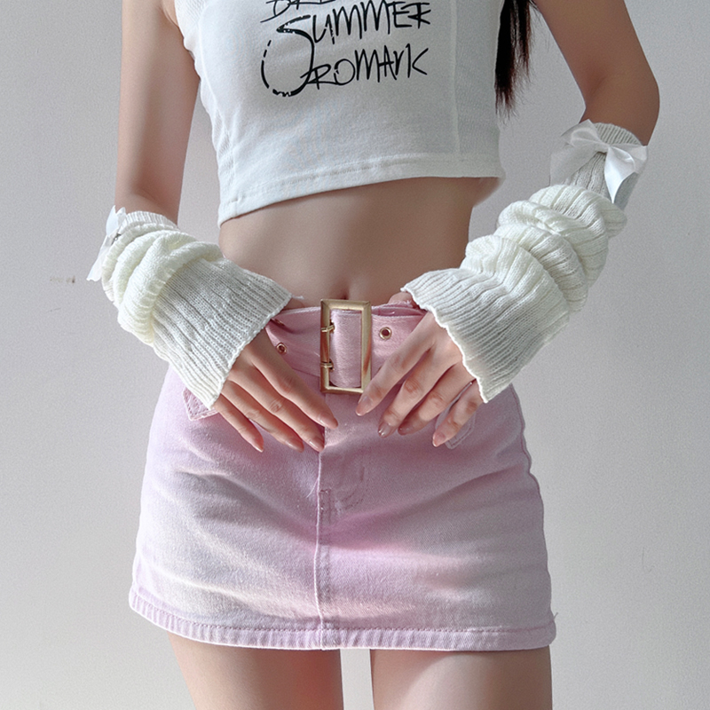 日系jk二次元女孩Lolita堆堆袖套