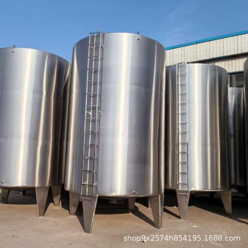 不锈钢304储水罐20吨调配储酒罐10吨立式小型卧式立式圆柱储罐