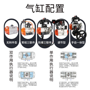 dn15 16P不锈钢气动三通阀T型 Q644F 东起气动三通法兰球阀
