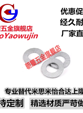 不锈钢双叠垫圈NLDF3/4/5/6/8/10/12/14/16/18/20/22/24/27/30/33