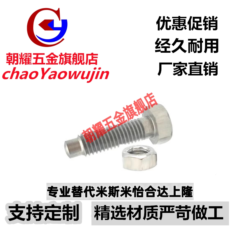 PBE06不锈钢粗螺栓STBAS4/5/6/8/10/12-20/25/30/40/50/60/70/80