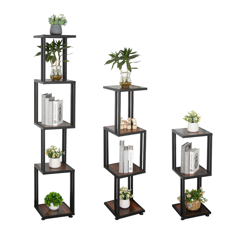 花架客厅2023新款室内落地多层创意摆件架电视柜旁高端轻奢置物架