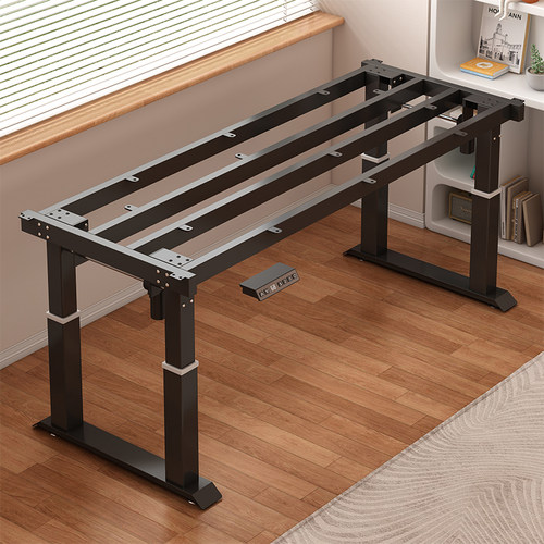 智能升降桌家用双电机四横梁电动桌架 可定制现代简约升降书桌