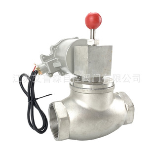 DN15 ZCRB 240V 内螺纹220V DN60 16P不锈钢丝扣天然气电磁阀
