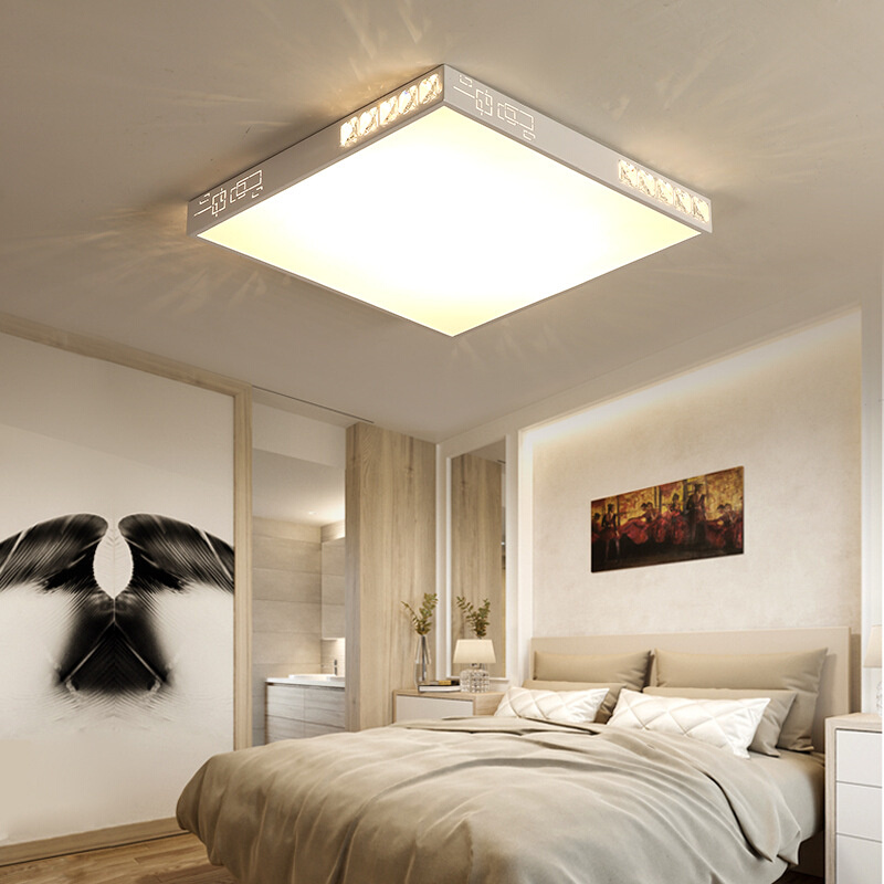 现代简约温馨浪漫卧室吸顶灯客厅书房灯led创意时尚水晶个性灯具