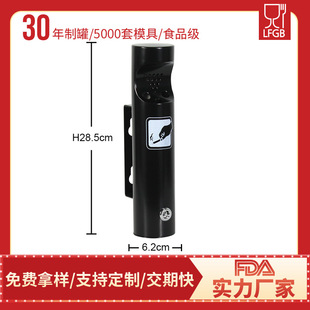 源头工厂304不锈钢挂壁式 烟灰缸商用烟头烟蒂柱带锁户外灭烟柱