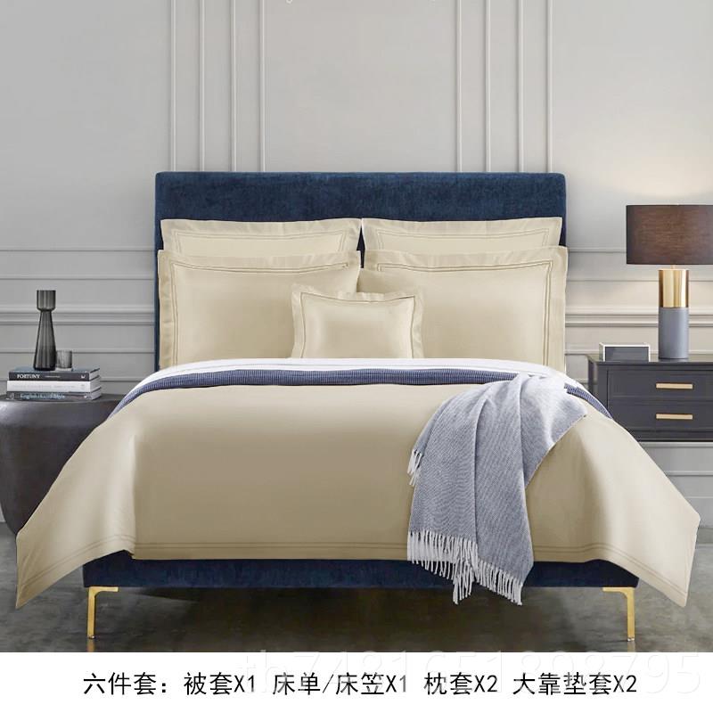 正品120支美国轻匹棉四件套欧式纯马全棉寝色具 可定制床笠款奢寝图片