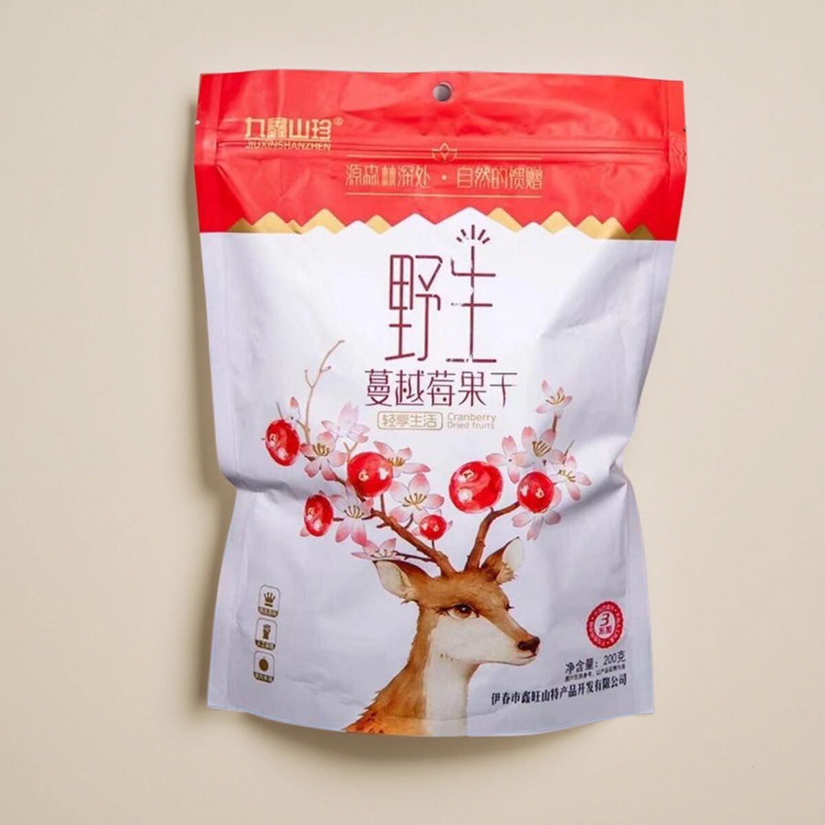 野生蔓越莓果干烘培零食