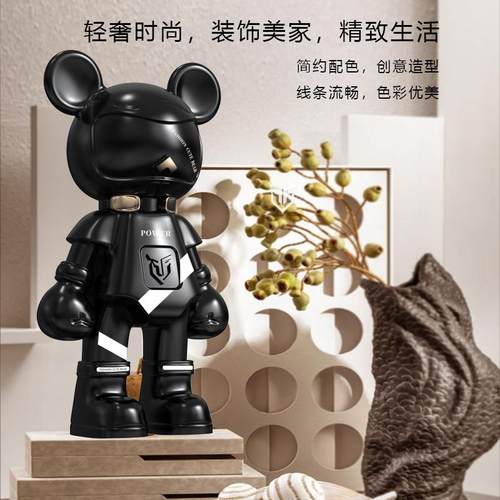 网红暴力熊高档套装摆件客厅玄关电视柜酒柜展示柜轻奢家居装饰品