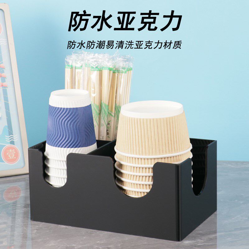 一次性纸碗筷子筒收纳盒地摊火锅纸巾杯子碗筷勺外卖打包餐盒商用