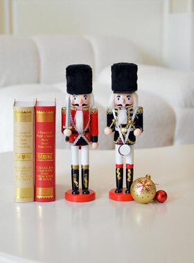 胡桃夹子圣诞送礼摆件店铺橱窗陈列木偶英国士兵儿童房酒柜家居