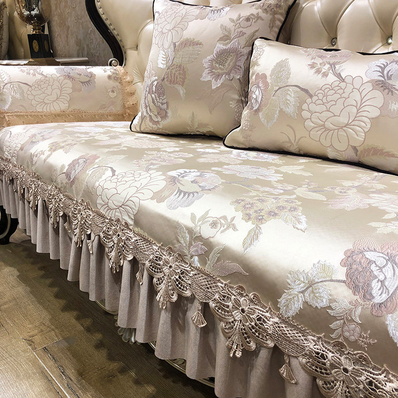 沙发垫套罩四季通用布艺防滑现代简约高档欧式夏季客厅贵妃坐垫子