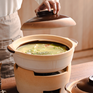 老式土砂锅家用煲仔饭炖锅瓦斯炉小沙锅陶瓷锅专用瓦煲煲汤耐高温