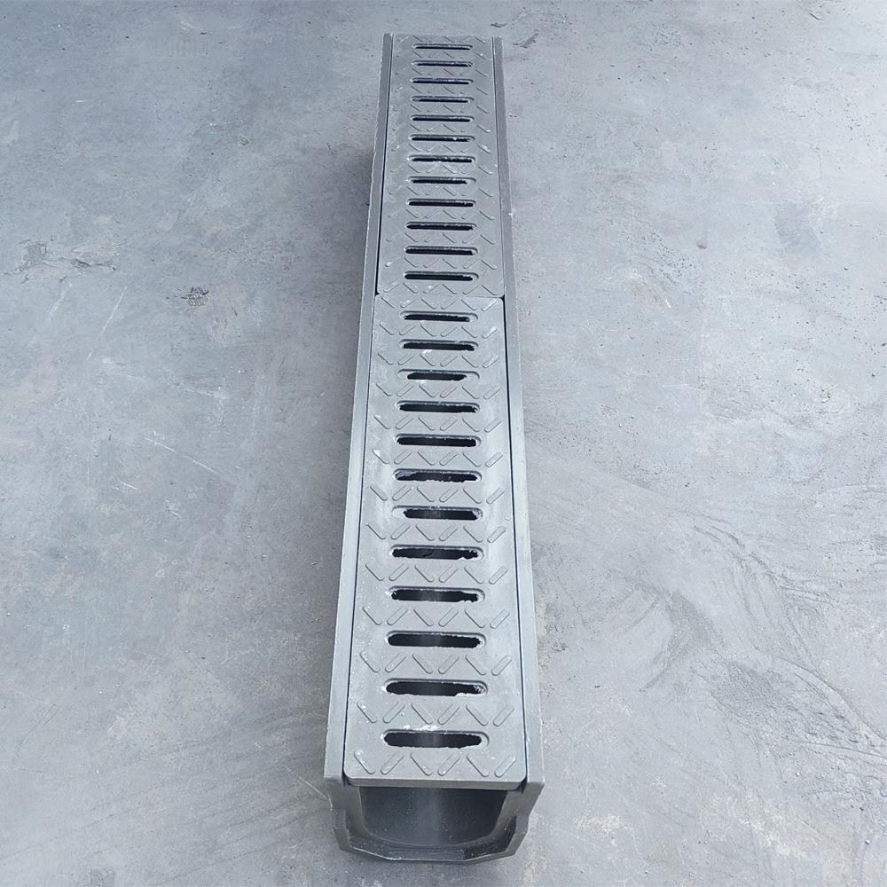 重庆四川本地工厂复合HDPE不锈钢排水U槽U型排水槽下水洗车网格板