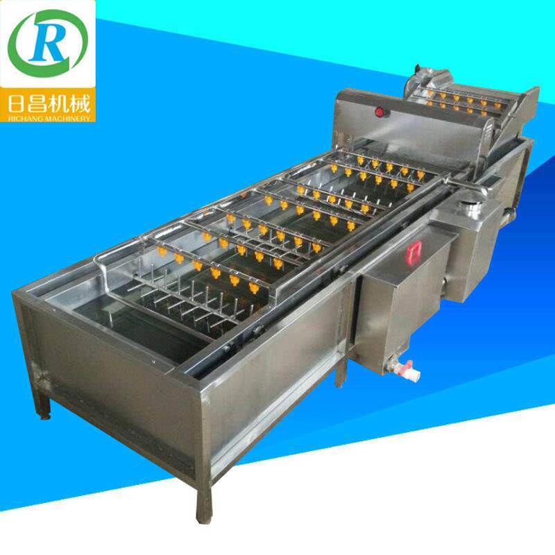 多功能果蔬清洗机械设备商用全自动气泡清洗机高压喷淋洗菜机