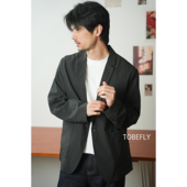 经典 新款 外套2656 26春季 Tobefly平驳领单粒扣微皱商务休闲西装