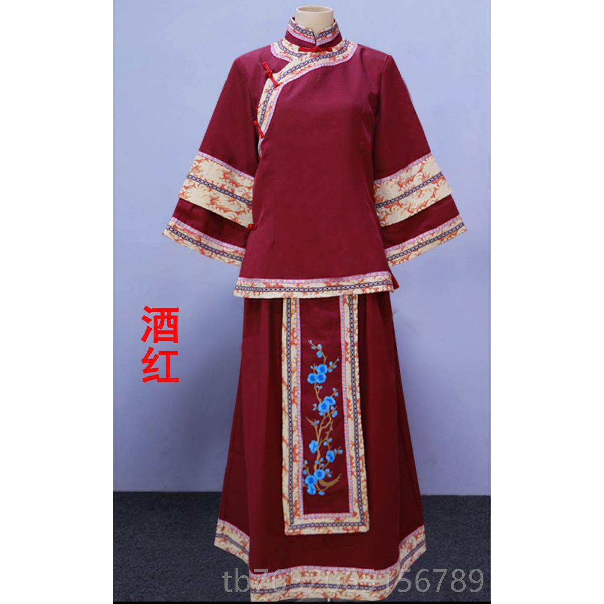 正品清古朝装女姐百小姓丫环民国风秀伴禾服少奶奶中式娘喜娘演出