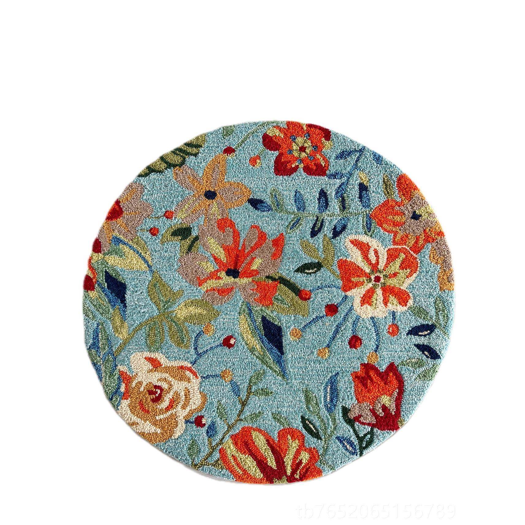 正品出厅口手工地毯垫100m圆形c转椅地家用卧室门怀旧复古乡村风,居家布艺,地毯,淘宝优惠券,粉丝福利购,淘宝优惠卷