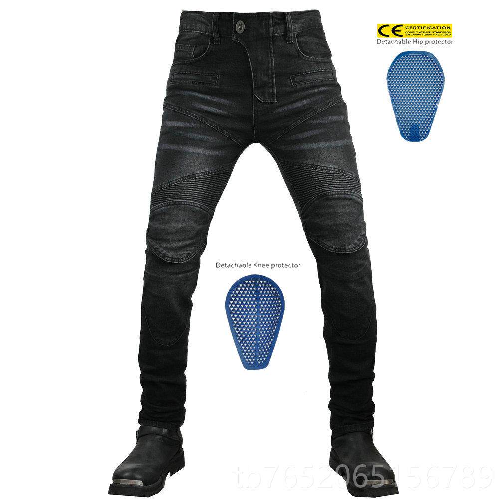 正品车包邮 PK-718 弹摩托牛仔裤男 休闲机车骑行裤防 修身力赛车