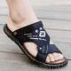 男2士拖鞋 男夏季 20凉4新款 潮流开车外穿沙滩凉鞋 用休 两皮凉鞋 正品