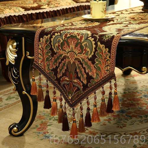 正品美复感古桌旗轻式奢高端茶几桌布级电视柜桌旗布中高式禅意高