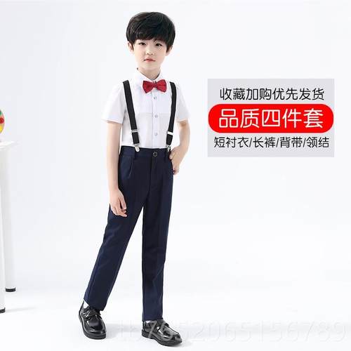 正品裙六一舞蹈礼朗诵演出服装女童主公洋派蓬蓬纱男童西装绅士毕