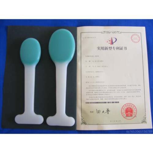 正品张拍痧板按氏器摩捶背经络拍掌健身敲打保健锤棒手硅胶大拍+
