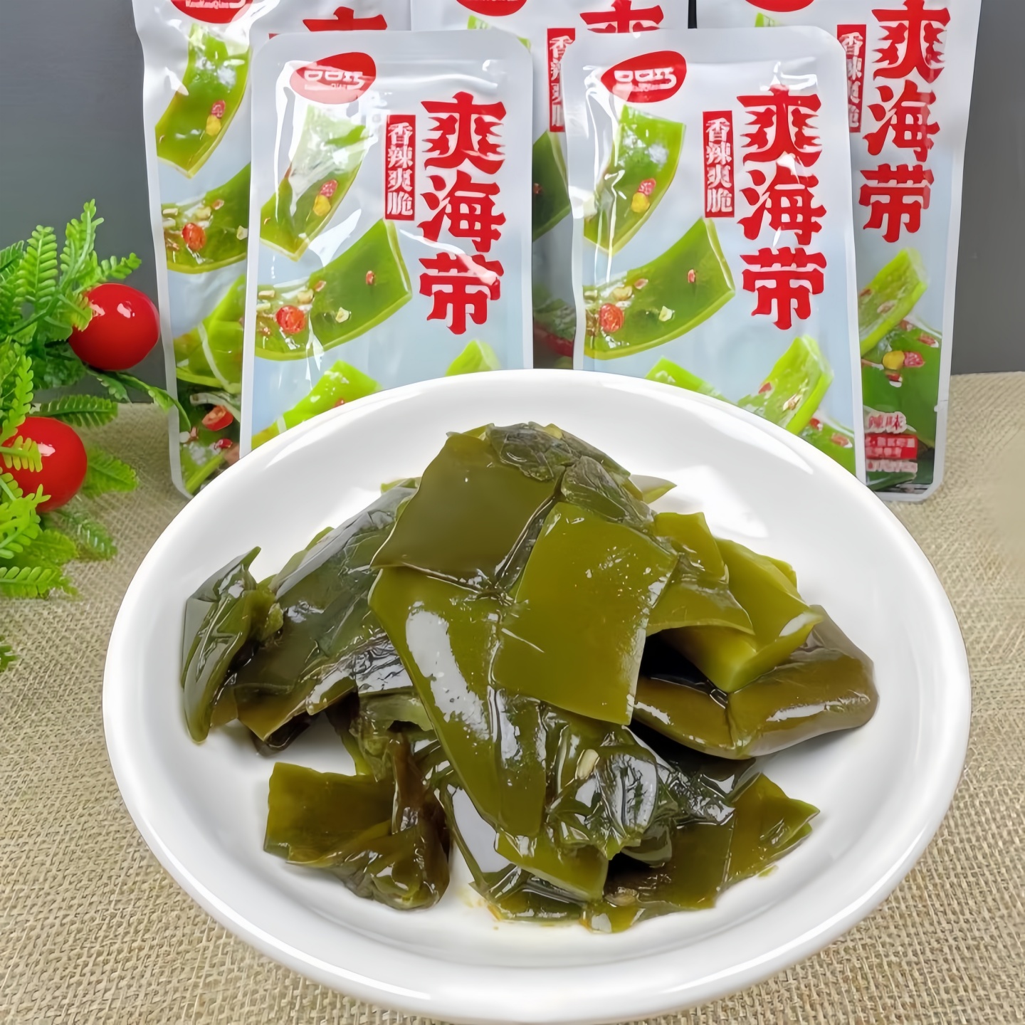口口巧香辣海带脆爽海带丝