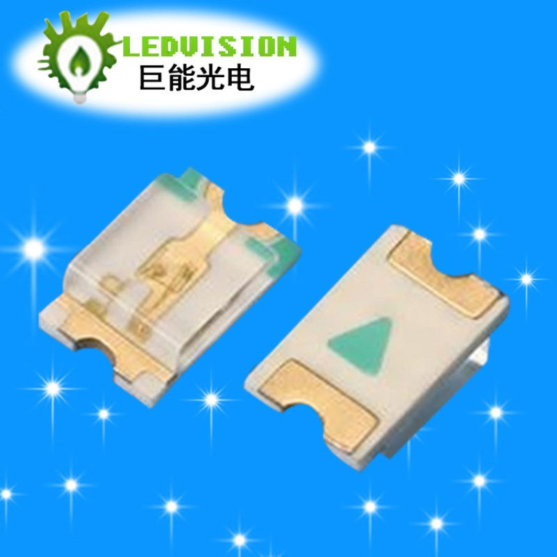 0603小贴片 led红光贴片灯珠 金线 铜支架 0603红色发光二极管