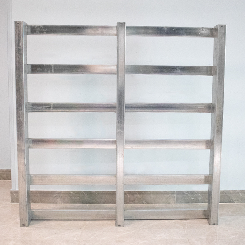 镀锌钢托盘叉车防潮垫板卡板地台地堆仓库地垫物流货架栈板平板