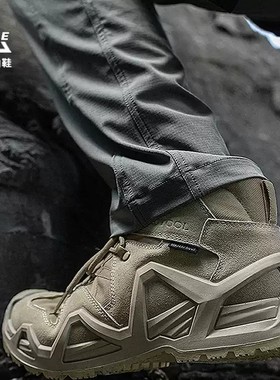 旅徒作战靴洛克二代登山鞋战术靴户外徒步强防水防滑耐磨高透气