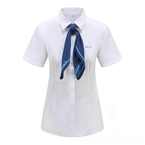 高档比亚迪新网款衬衫销白色工作衣服海洋网E衬王朝4S店工装售制